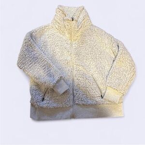 Eddie Bauer Cozy Sherpa Zip-Up Jacket Outdoor Gorpcore Cozycore